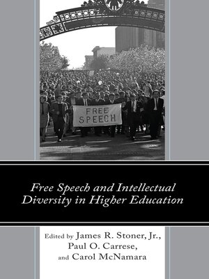 cover image of Free Speech and Intellectual Diversity in Higher Education
